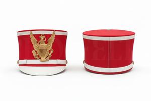 Custom Made Color Parade Cap with Custom Logo Embroidery Emblem White Visor Ceremonial Uniform <b>Hat</b> for Wholesale Cheap Price - Product Image 6
