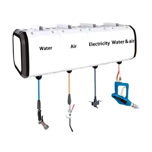 可伸缩水空气和电动组合软管卷盘总成洗车设备FO-6010A的免高压滚筒 - Product Image 1