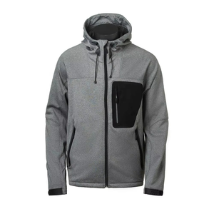 Sudadera con Capucha para Hombre, Corte Regular, Color Gris Sólido, Transpirable, de Poliéster, Personalizable - Product Image 2