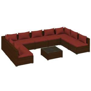 Conjunto de Muebles de Jardín Color Rojo Canela, Modelo D0100HXYS7P - Product Image 2