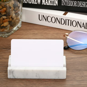 Marble <b>Cards</b> Notes Numbers <b>Card</b> Holder Top Price White Stone Crafts <b>Wedding</b> Decoration & Supplier <b>Card</b> Holder - Product Image 1