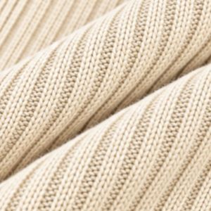 Off White <b>Mens</b> <b>Turtleneck</b> <b>Sweater</b> Ribbed Knit Long Sleeve Winter Pullover High Neck Warm Casual Fashion Jumper Knitwear Top - Product Image 6