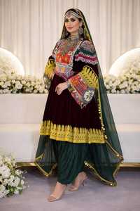 ชุดเดรสโคจิอัฟกันขายส่ง คุณภาพสูง สไตล์ชนเผ่าบันจารา วินเทจแบบอัฟกานิ ชุดเดรสงานปาร์ตี้แบบดั้งเดิมของชาวคูชี โดย Star Impex - Product Image 5