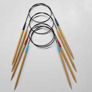 India knitting Needle Carbonized Bamboo Knitting Needle Multiple Sizes for <b>Needlework</b> - Product Image 3