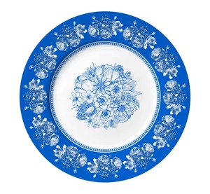 Juego de Vajilla de Porcelana Fina Moderna de Lujo 2026 con Platos Base Verdes y Azules, Vajilla de Cerámica con Borde Dorado para Bodas y Restaurantes - Product Image 3