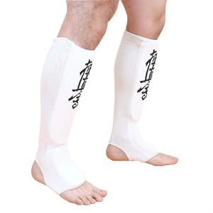 Protège-tibias en coton personnalisables avec logo pour Sanda, Wushu, Karaté, Taekwondo, Boxe, MMA et Arts Martiaux - Product Image 3