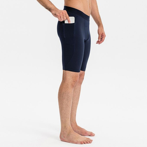 Pantalones Cortos Deportivos de Alta Calidad para Hombre, Pantalones Cortos de Compresión para Gimnasio con Bolsillos, Precio de Venta al por Mayor, Pantalones Cortos de Compresión para Hombre - Product Image 2