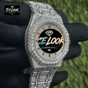 Reloj Mecánico con Aspecto de Hielo, Bisel de Cristal, Esfera con Estilo de Diamantes, Reloj de Pulsera, Joyería de Moda para Regalo de Fiesta - Product Image 4
