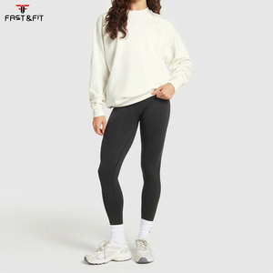 2026 Autumn Casual Streetwear Printed <b>Drop</b> Shoulder Breathable Windproof Woven Women's Sweatshirt Customized Colors Front Logo - Product Image 5