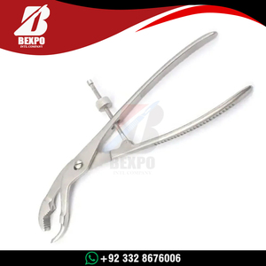 Pinzas de reducción ortopédicas de acero inoxidable con dientes serrados para sujeción ósea, 3mm y 8mm, rectas y curvas, para instrumentos médicos - Product Image 4