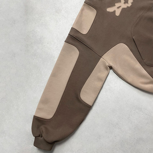 Sudadera con Capucha Extra Grande para Hombre, Otoño 2022, 100% Algodón, Felpa Gruesa, Color Sólido, Ecológica, Transpirable, Casual, con Logotipo Personalizado Bordado - Product Image 3