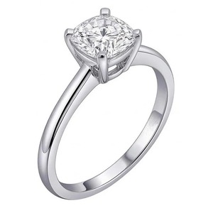 แหวนเพชรธรรมชาติ 2 กะรัต - ทองคำขาว 14K - Product Image 2