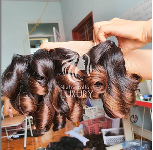 Vente chaude 2021 perruque de fermeture de cheveux humains vietnamiens, cheveux humains vietnamiens vierges, perruque de fermeture bouclée eurasienne - Product Image 6