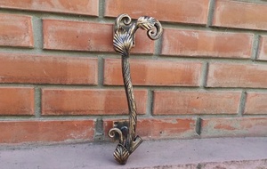 Decoración de Pared de Hierro de Estilo Vintage, Elegante y Duradera, con Patrones Florales y Acabado Pintado, para Cercas, Enrejados y Puertas - Product Image 2
