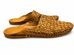 Leather Kolhapuri Closed Toe Platform Outdoor <b>Slippers</b> for <b>Summer</b> & Winter with Buckle Strap - Product Image 4