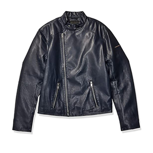 Chaqueta de Cuero Genuino, Ropa Casual Moderna, Abrigo de Moda con Aspecto de Cuero, Estilo Urbano - Product Image 6