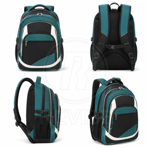 Classic Student School <b>Backpack</b> Reinforced Handle Adjustable <b>Straps</b> Lightweight Eco-Friendly Nylon 30-40L Capacity Unisex Daily - Product Image 5