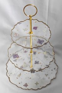 Designer Resin <b>Cake</b> <b>Stand</b> with Smooth Polished Finish for Luxury Dessert Presentation and Party Display - Product Image 4