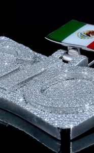 Pendentif Lettre Personnalisée en Argent 925 Moissanite Style Hip Hop Iced Out, Testé au Diamant, avec Attache Drapeau - Product Image 6