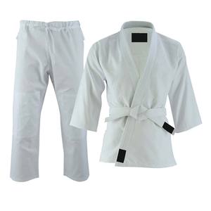 Combinaison d'entraînement de Jiu-Jitsu brésilien (BJJ) unisexe personnalisable, uniforme en coton léger, équipement d'arts martiaux personnalisé - Product Image 5