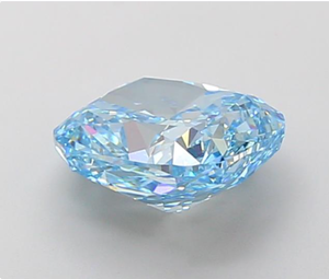 Diamante Cultivado en Laboratorio con Certificación IGI, Corte Cuadrado Cojín Modificado de 3.52 CT, Color Azul Intenso Fantasía, Claridad VS1, CVD ROYAL GEMS para Joyería - Product Image 2