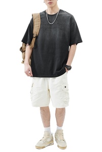 High Quality Blank Boxy Oversized T-shirts Streetwear Clothes <b>Men's</b> T-shirt logo Graphic Custom t Shirt <b>for</b> <b>Men</b> - Product Image 2