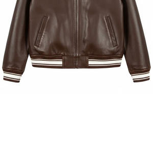 Best Price Men's Leather Jacket Premium Winter Jacket Genuine Leather Windproof Waterproof Plain Dyed All Sizes Available - Product Image 5