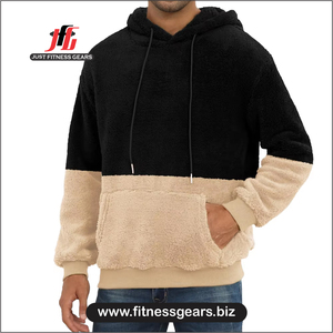 Sweat à capuche unisexe en molleton polycoton épais 220g, style streetwear USA, avec poche, logo personnalisé, vente en gros OEM - Product Image 5
