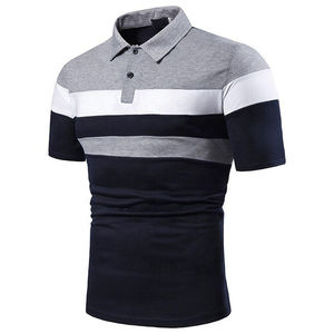 Camiseta Polo Personalizada para Hombre, Estilo Moderno, Corte Ajustado, Manga Corta, Algodón, Informal, Verano, Negocios, Golf - Product Image 2
