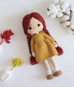 Adorable Soft Handmade Crochet <b>Amigurumi</b> Plush <b>Yarn</b> Doll Toy - Product Image 1