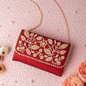 Hermoso bolso de mano con bordado de cuentas de diseño nuevo, con perlas de alta calidad hechas a mano, bolso de joyería con cuentas. - Product Image 4