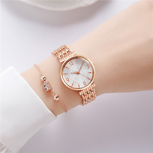 NW1311 Ensemble montre et bracelet pour femme avec affichage analogique et cadran serti de diamants - Product Image 3