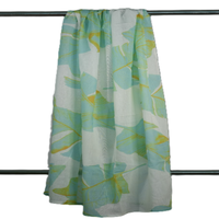 Écharpe carrée en coton biologique 100% avec logo personnalisé, bandana multifonction réutilisable, imprimé floral numérique, bandanas bon marché fabriqués en usine