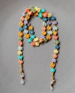 Ethnic Embroidery Beaded <b>Lanyard</b> Handmade Decorative <b>Key</b> Holder with Intricate Bead Embroidery - Product Image 4