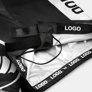 กางเกงชกมวย MMA แบบสั่งทำพิเศษ ความยาวครึ่งต้นขา แบบไฮบริด สำหรับคิกบ็อกซิ่ง มวยไทย ผ้าสเตรช สำหรับการฝึกซ้อมและการต่อสู้ในยิม ผลิตโดยผู้ผลิต OEM - Product Image 4