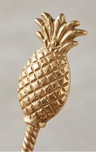 Juego de cubiertos bohemios dorados con mangos de piña, luna, palma y girasol, aptos para lavavajillas, cucharas para servir en fiestas - Product Image 2