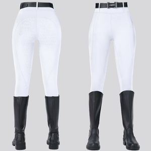 Pantalones de Montar a Caballo de Alta Calidad para Mujer, Ajustados, de Poliéster/Spandex, Alta Elasticidad, Tejido Transpirable, Lavables a Máquina - Product Image 1