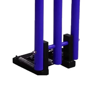 Ensemble de piquets de cricket en bois de qualité supérieure avec barres de fixation pour l'entraînement sportif en plein air et les matchs de tournoi - Product Image 5