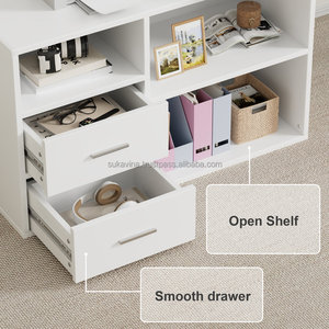 Modern Rectangle <strong>L-Shaped</strong> <strong>Office</strong> Desk with Stylish Metal Base Industrial Design <strong>Furniture</strong> - Product Image 3