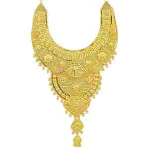 Juego de Collares Largos de Novia Turcos Chapados en Oro de 14K, 18K y 24K, Estilo Tradicional de Dubái, Venta al Por Mayor - Product Image 5