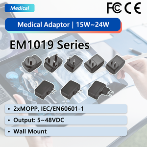 28~35V 24W 0.85A MAX. EM1019MYZS Medical AC/DC Wall Mount Adaptor For Medical use - Product Image 1