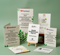 Tarjetas de Invitación de Boda de Papel Sembrable Personalizadas al por Mayor, Papel Plantable Ecológico