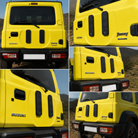 Cache-trou de roue de secours pour hayon Suzuki Jimny JB74, garniture décorative de hayon arrière, accessoire extérieur pour hayon