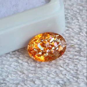 Confeti de Piedra Solar de Alta Calidad, Multicolores, Brillantes, en Forma Ovalada, Rellenos con una Mezcla Atractiva de Varios Colores Bonitos para Joyería - Product Image 4