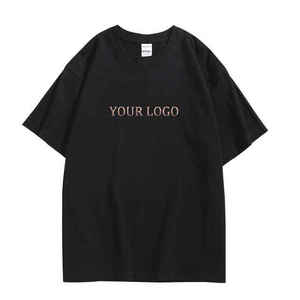 T-shirt décontracté à manches courtes et col rond pour homme, couleur unie, t-shirt basique - Product Image 4