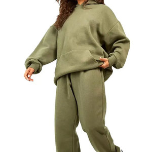 BRUIT INDUSTRIES Survêtements d'hiver personnalisables pour femmes, en polyester/coton respirant, à capuche, mi-épais, 2-en-1, avec cordon de serrage, vierges - Product Image 1