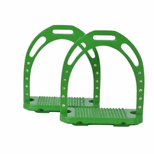 Estribos Plegables de Acero Inoxidable de Alta Calidad para Montar a Caballo, Diseño Ligero, Ajustable y Duradero - Product Image 1