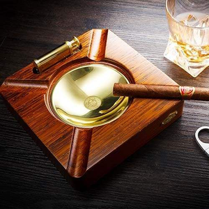 Cenicero de Bambú con Forma Personalizada y Revestimiento de Acero Inoxidable, para Uso en Interiores o Exteriores, Porta Cigarrillos de la India - Product Image 4