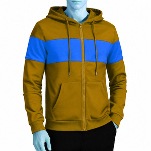 Custom Stylish Men's Eco Friendly Hoodie <b>Thick</b> <b>Fleece</b> Zipper Cotton Custom Logo Front Lined Autumn Gym Wear Top Trending - Product Image 1