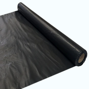 Rollo de Plástico LDPE Resistente, Negro, Resistente al Agua, Impreso en Offset para Envasado de Cosméticos - Product Image 1